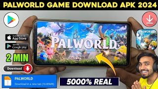 📥 PALWORLD GAME DOWNLOAD  HOW TO DOWNLOAD PALWORLD IN ANDROID  PALWORLD GAME KAISE DOWNLOAD KARE [upl. by Halden]