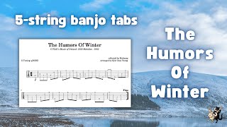 The Humors Of Winter Irish 5string banjo tabs [upl. by Macur]