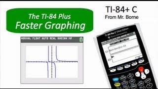 Faster Graphing on the TI84 Plus Color [upl. by Saxen]