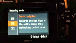 How to set your SONY DSLR for optimum results [upl. by Nichole968]