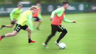 Augustinsson wieder im Training Schrecksekunde bei Moisander [upl. by Danforth257]