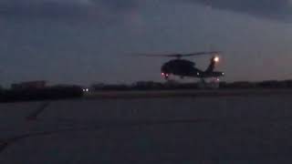 UH60 Blackhawk night landing [upl. by Aratihc758]