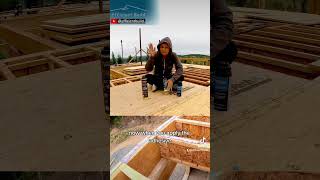 Subfloor Adhesive howto construction framing framinglife advantech huber subfloor [upl. by Carlina]