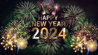 Happy New Year 2024 Wishes Blue Screen and Black Screen Video Effects HD [upl. by Aliakam]