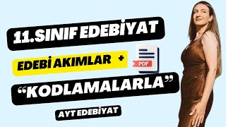 11SINIF EDEBİ AKIMLAR  KODLAMALARLA  2024 [upl. by Eimorej]