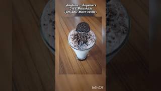 Anytime  Anywhere Oreo Milkshake Portable Mixer Bottle food foodies recipe easyrecipe [upl. by Gonnella]