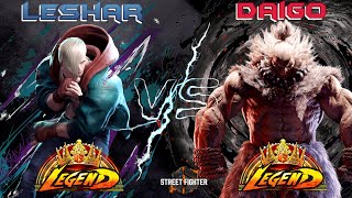 SF6  World nº1 against the Beast  LESHAR Ed VS DAIGO Akuma [upl. by Most529]