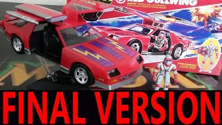 RED GULLWING FINAL RELEASE VERSION FROM RAMEN TOY COMPARED TO KENNER MASK VEHICLES [upl. by Awad298]