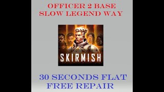 Skirmish Officer 2 Base Fast [upl. by Ainnek]