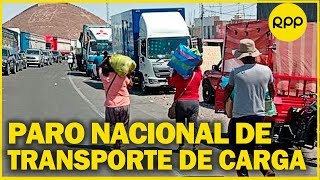 PARO DE TRANSPORTISTAS EN VIVO LIMA PARALIZADA POR 72 HORAS [upl. by Elletnahc]