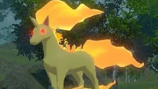 How to Catch the ALPHA RAPIDASH Obsidian Wildlands  Pokemon Legends Arceus [upl. by Eta]