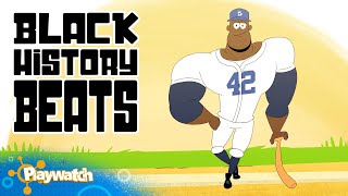 Jackie Robinson  Black History Beats [upl. by Nooj]