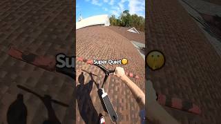 Don’t tell the school😳 short scooter skate shorts insane viral scoot [upl. by Eillas470]