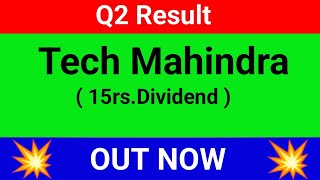 Tech Mahindra Q2 results 2025  tech Mahindra results today  Tech Mahindra share dividend news [upl. by Lledra]