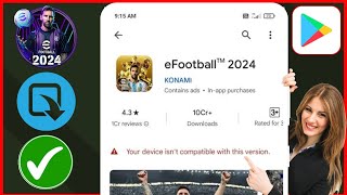 CORREGGI EFOOTBALL2024 NON COMPATIBILE CON IL TUO DISPOSITIVO  IL TUO DISPOSITIVO NON È COMPATIBILE [upl. by Sharai310]