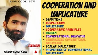 Cooperation and Implicature in Pragmatics Cooperative principles Properties of Implicature [upl. by Coletta]