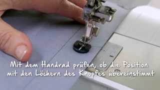 Tutorial zu BERNINA 790 Knopflöcher nähen und Knöpfe annähen [upl. by Fassold]