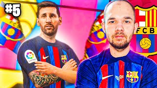 LIONEL MESSI REVINE LA BARCELONA  🐐  FIFA 23 CARIERA 5 [upl. by Rehpitsirhc]