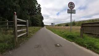 Tonbridge to Tunbridge Wells via A21 cycle path slightly sped up footage [upl. by Ier]