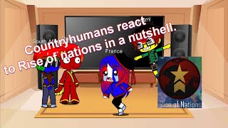 Countryhumans react to quotRise of nations in a Nutshell [upl. by Benildis]