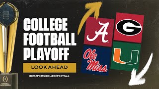 CFP Rankings Lookahead Week 12 Alabama shows dominance Georgia set to FALL after their loss [upl. by Sybley381]