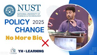 NUST New Policy 2025  NUST Policy change 2025  Admission Fall 2025 [upl. by Hahnke]