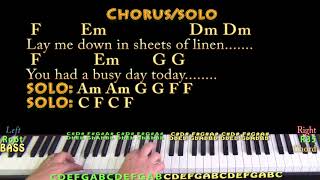 Tiny Dancer Elton John Piano Cover Lesson with ChordsLyrics [upl. by Einaoj966]