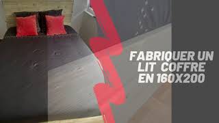 Fabriquer un lit coffre en 160 Par 200  Bricolez avec Pascal [upl. by Gilligan814]