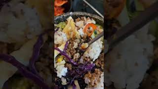 The best Korean dolsot bibimbap food foodlover foodie [upl. by Kissel324]