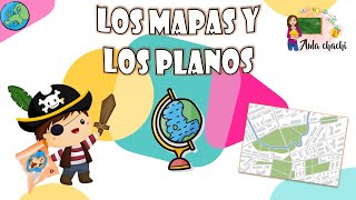 Los Mapas y Los Planos  Aula chachi  Vídeos educativos para niños [upl. by Nytsyrk]