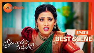 పడరానిది పడనట్టు గింజుకుంటున్నారు ఏంటి   Trinayani  Ep 1311  Best Scene 1  Zee Telugu [upl. by Mil]