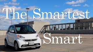 2014 Smart Fortwo Electric Drive  Car Review  Drivingca [upl. by Ahsiken]