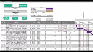 PLANILHA para Calcular TEMPO DE OBRA e elaborar cronograma dinâmico de forma AUTOMÁTICA [upl. by Hagep]