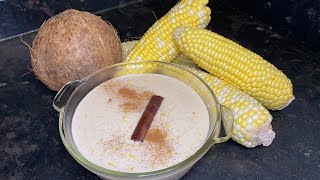 Making Hominy Corn Porridge Recipe Using Canned Corn porridge jamaicanfood breakfast [upl. by Etteoj]