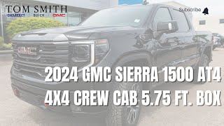 2024 GMC SIERRA 1500 AT4 4X4 CREW CAB 575 FT BOX [upl. by Amaryllis]