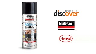 Discover Aversa  Rubson Aquablock Spray impermeabilizzante [upl. by Ihn]