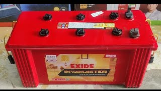 EXIDE INVAMASTER IMST 1000 100AH12V  SHORT TUBULAR INVERTER BATTERY 60 MONTHS WARRANTY  UNBOXING [upl. by Adnarrim]