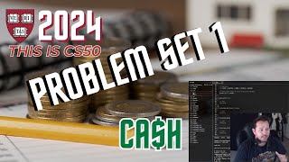 CS50 Cash Solution 2024 Beginners Guide for completing CS50 Week 1 Problem set 1  Cash [upl. by Catlaina]