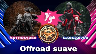 GasGas 700 vs Suzuki Vstrom 250 SALE MAL  ME HUMILLARON 😭🤣 [upl. by Oiramej702]