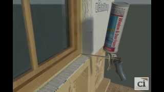 Interior Window Seal with Window and Door Foam  DuPont™ Tyvek® [upl. by Cavit]