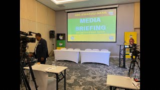 ANCKZN LIVE MEDIA BRIEFING 4 NOVEMBER 2024 [upl. by Ahsenal]