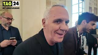 Giorgio Panariello in Vaticano da Papa Francesco “Con Pieraccioni andremo a Sanremo 2025” [upl. by Kiele]