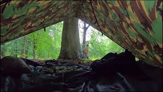 Rainy day in the Forest  HelikonTex Poncho [upl. by Darnok257]