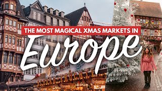 ARE THESE THE BEST CHRISTMAS MARKETS IN EUROPE  44 Magical European Xmas Markets to Visit [upl. by Todd]