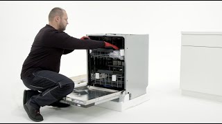 How to install your AEG 60 cm Sliding Door Dishwasher [upl. by Anawed181]