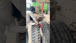 Remove Stones Stuck In Truck Tire [upl. by Anoj]