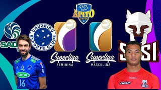 SADA CRUZEIRO X SESI BAURU  SUPERLIGA MASCULINA 2324  AO VIVO [upl. by Mareld]