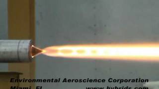 Environmental Aeroscience  Aerospike Nozzle Solid Rocket Motor Static Firing [upl. by Tilla]