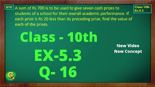 Ex 53 Q16 Class10  AP Chapter 5  Exercise 53  Class10 NCERT  Class10 Ex 53 Q16  Green Board [upl. by Enahsal]