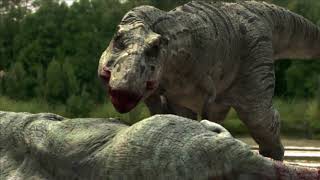 Tarbosaurus vs Tsintaosaurus  Тарбозавр против Цинтаозавра [upl. by Alexandr]